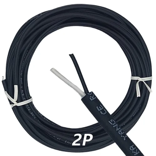이음케이블 국산 2C 케이블 (미터 단위 판매) UL2464 22AWG 차량용 전선 LED배선 자동차 DIY 2가닥 2P 무실드 UL인증 PVC, 6개