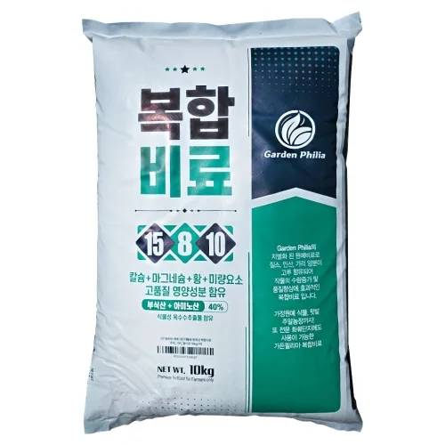 가든필리아 원예 모든작물용 완효성 복합비료, 10kg, 1개